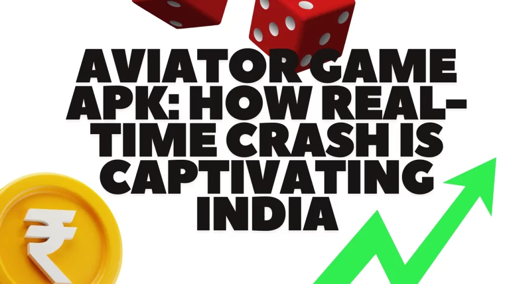 illustration text 'aviator game download apk: how real-time crash is captivation india'