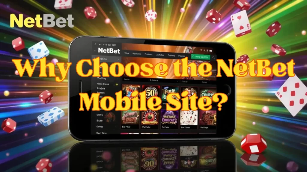 illustration text 'why choose the netbet mobile app'