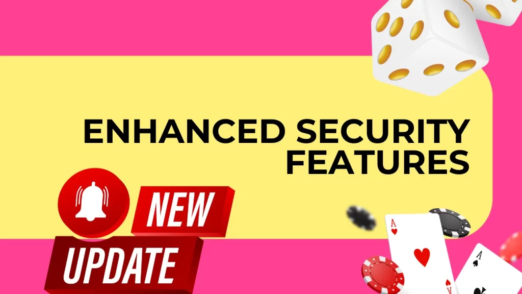 illustration text 'enhanced security features'