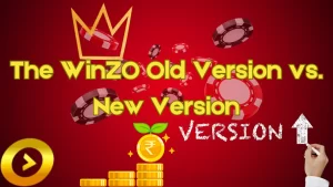 illustration text 'The WinZO Old Version vs. New Version: Key Differences'