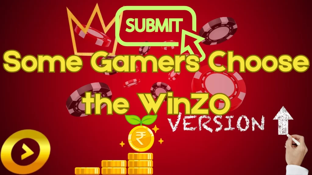 illustration text 'some gamers choose the winzo'